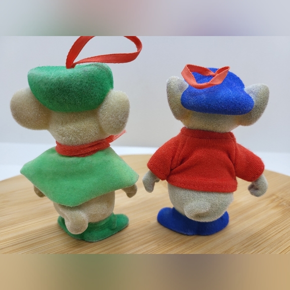 Disney Bernard and Bianca Rescuers Down Under McDonalds Flocked Ornaments - Picture 4 of 10